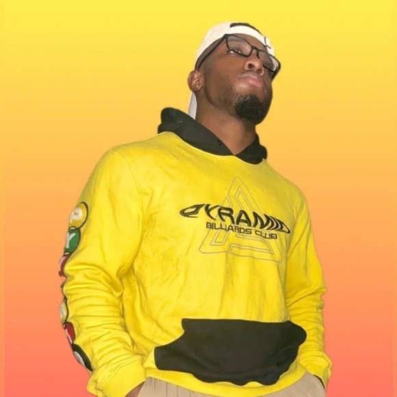 BLACK PYRAMID HOODIE - Picture 1 of 8